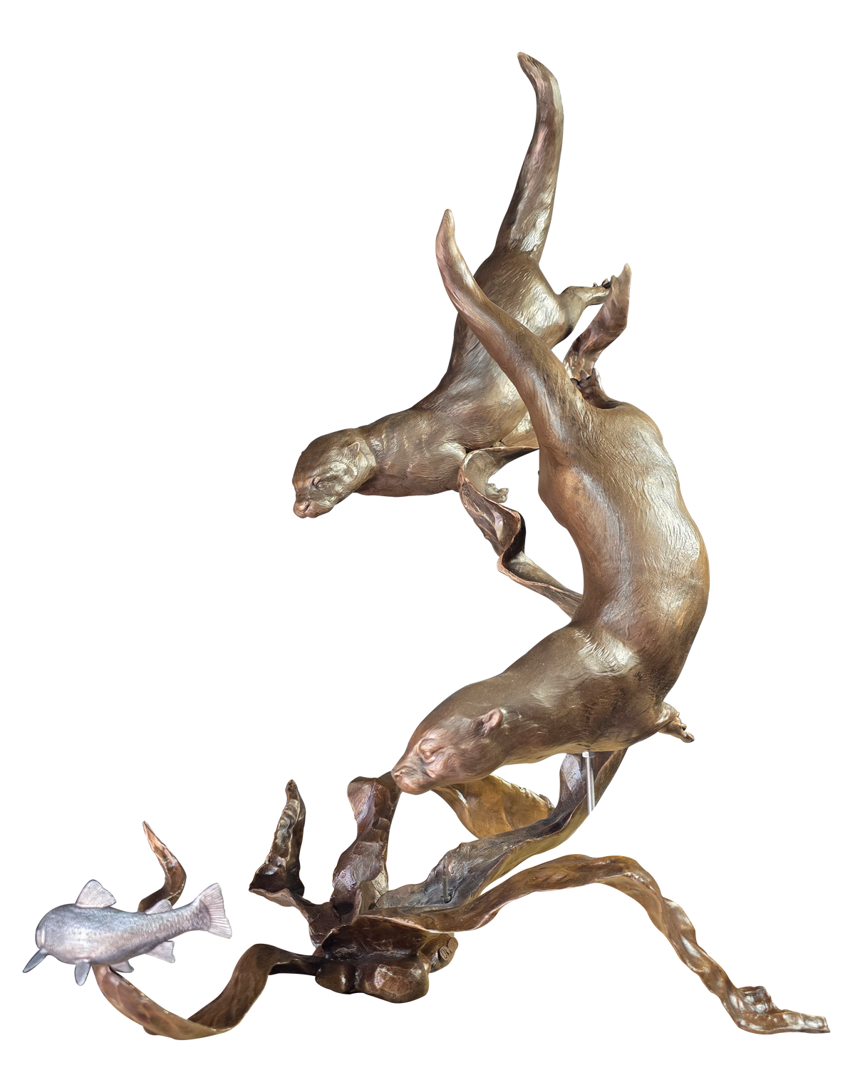 Chasing Rainbows - Large Otters (1270)