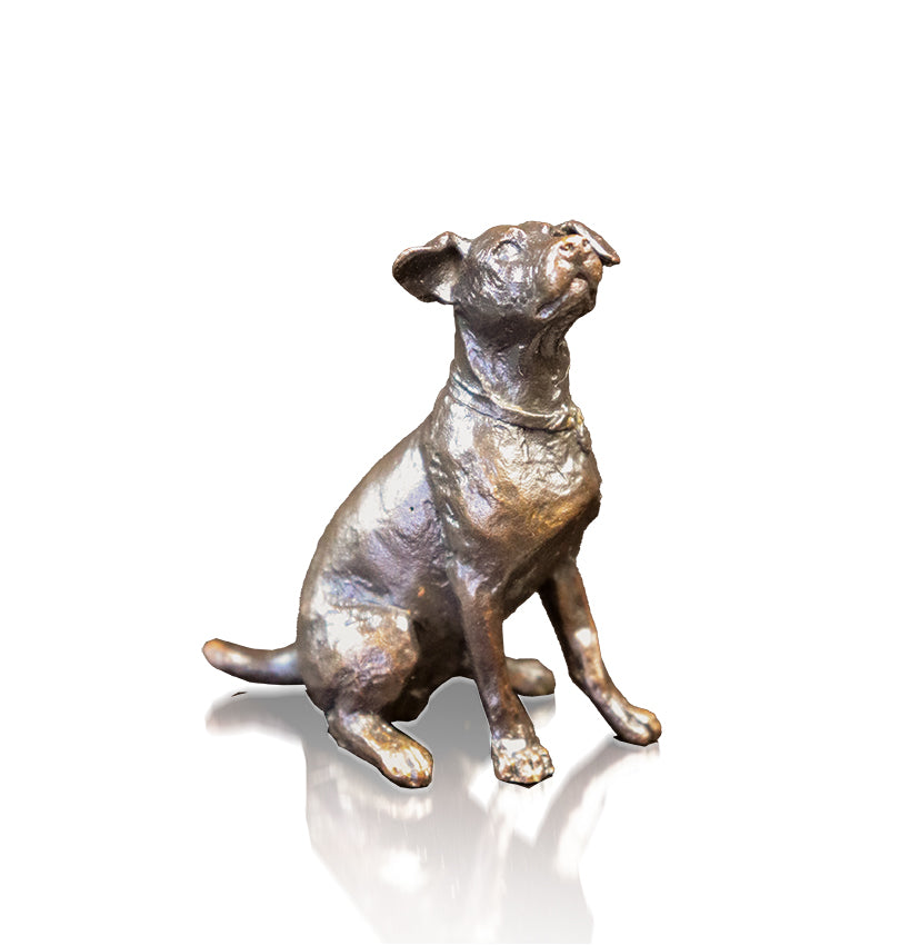 bronze jack russell sculpture gift michael simpson limited edition