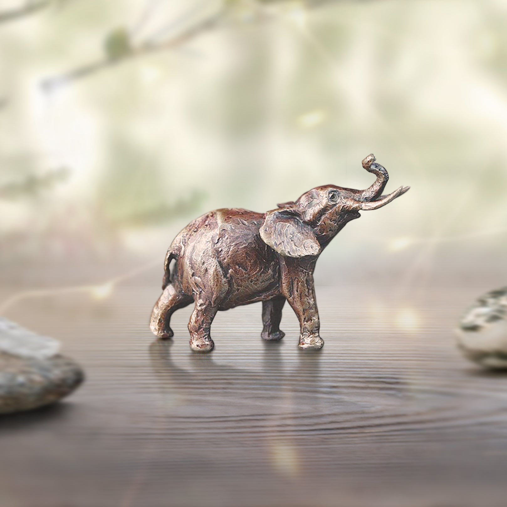 Butler & Peach Miniature Bronze Elephant (2037)