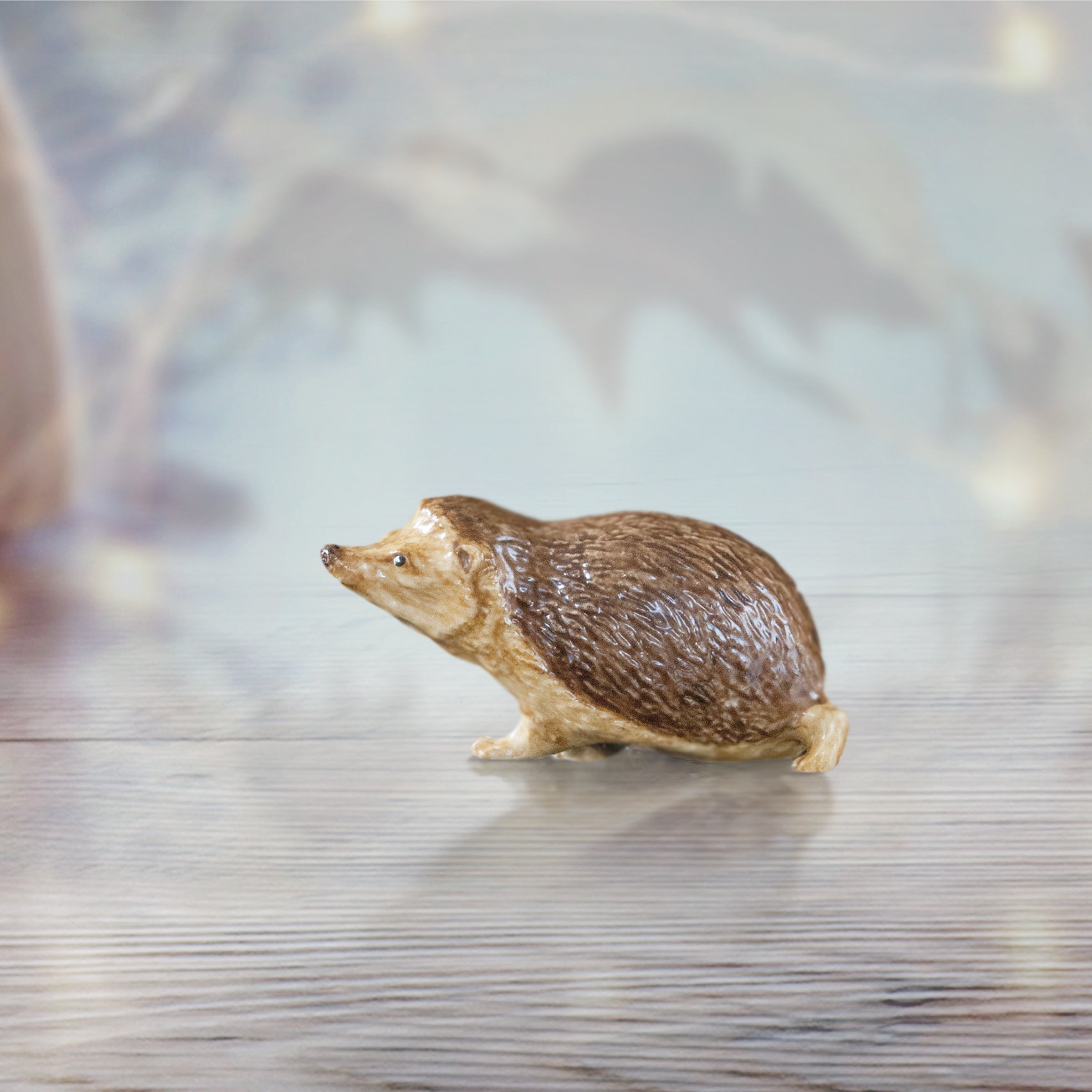 hand painted bone china hedgehog gift figurine