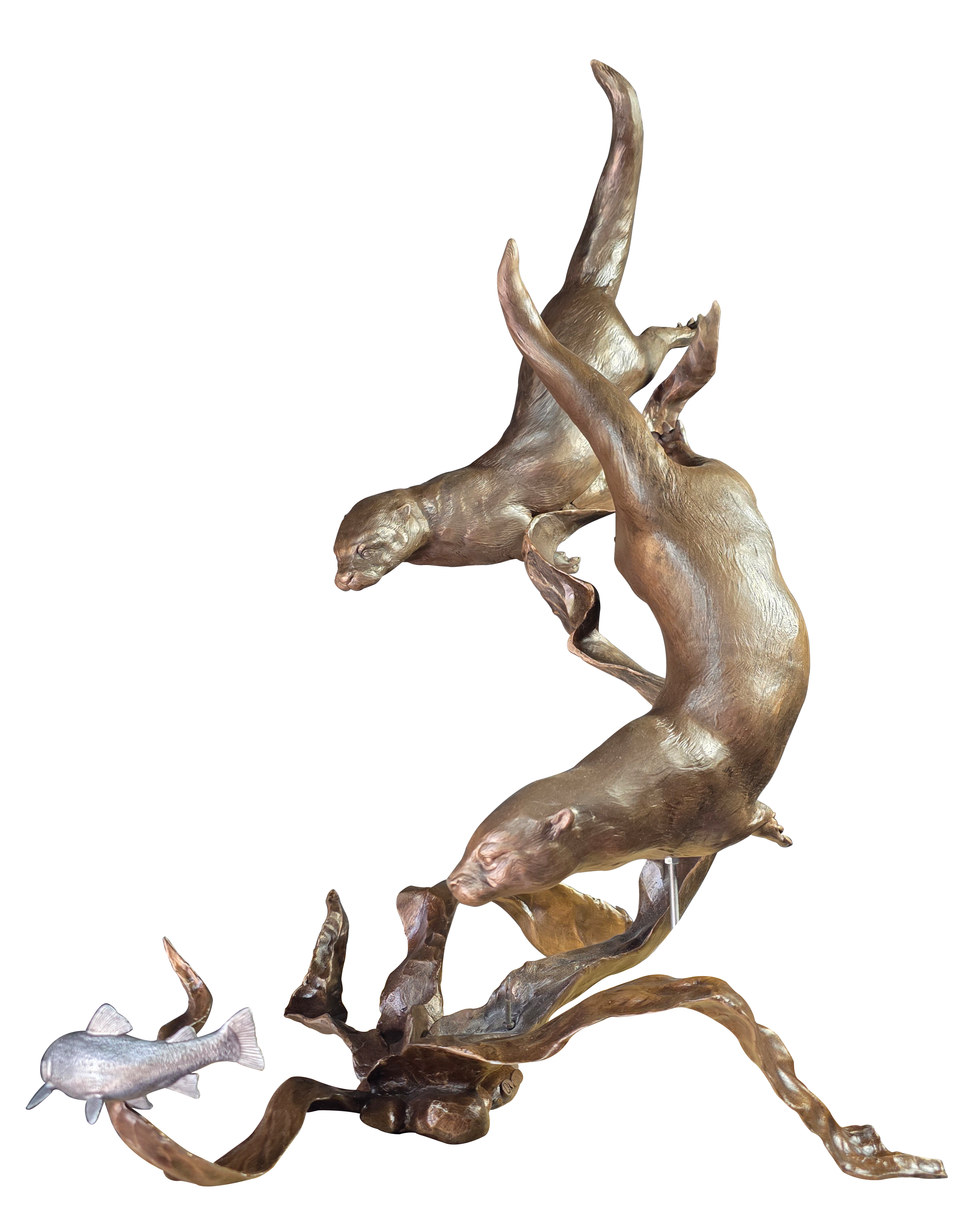 Chasing Rainbows - Large Otters (1270)
