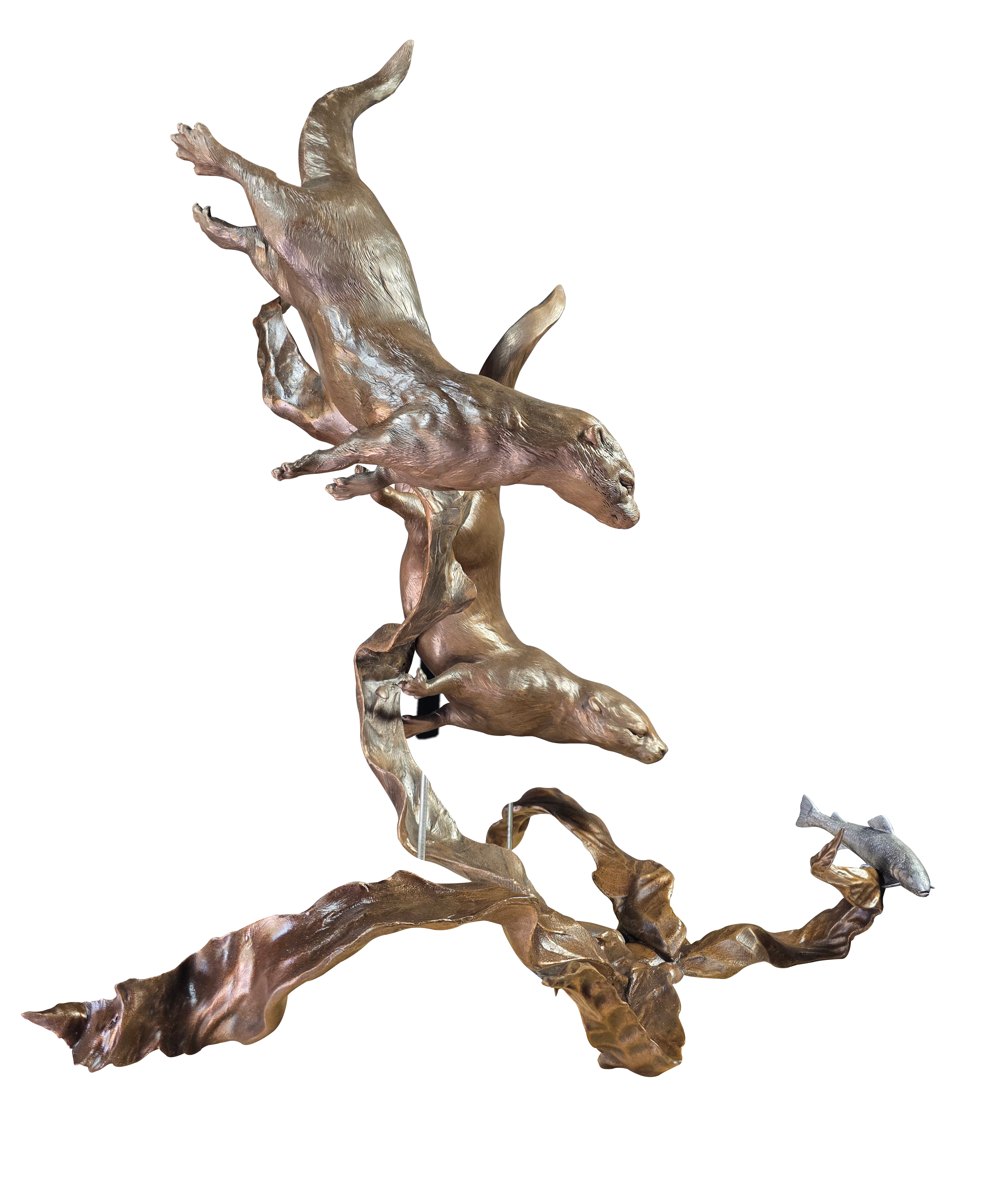 Chasing Rainbows - Large Otters (1270)
