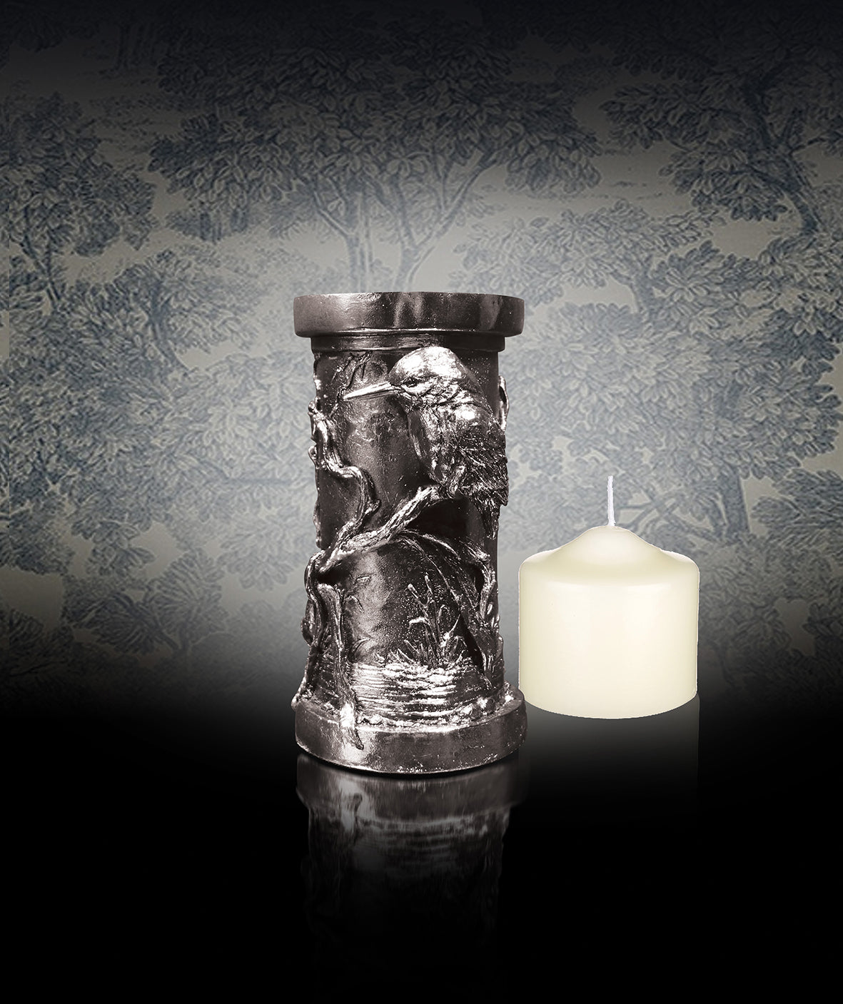 Kingfisher Candle Holder (326NP)