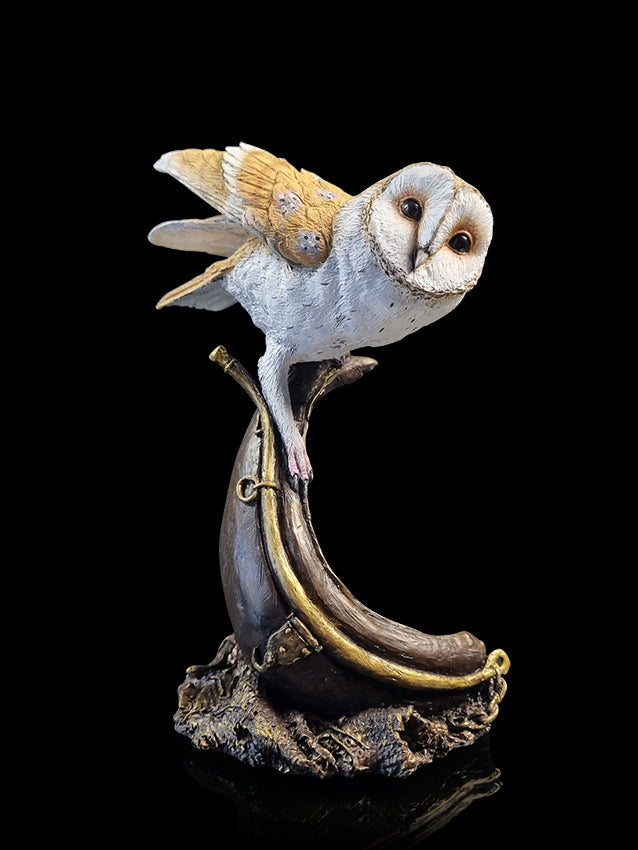 Barn Owl on Harness