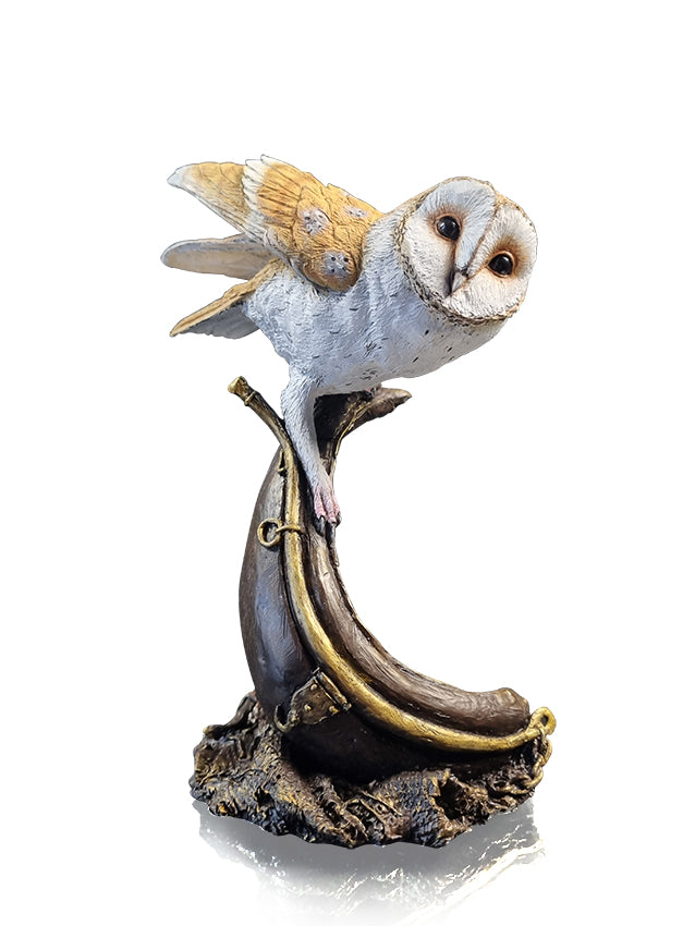 Barn Owl on Harness