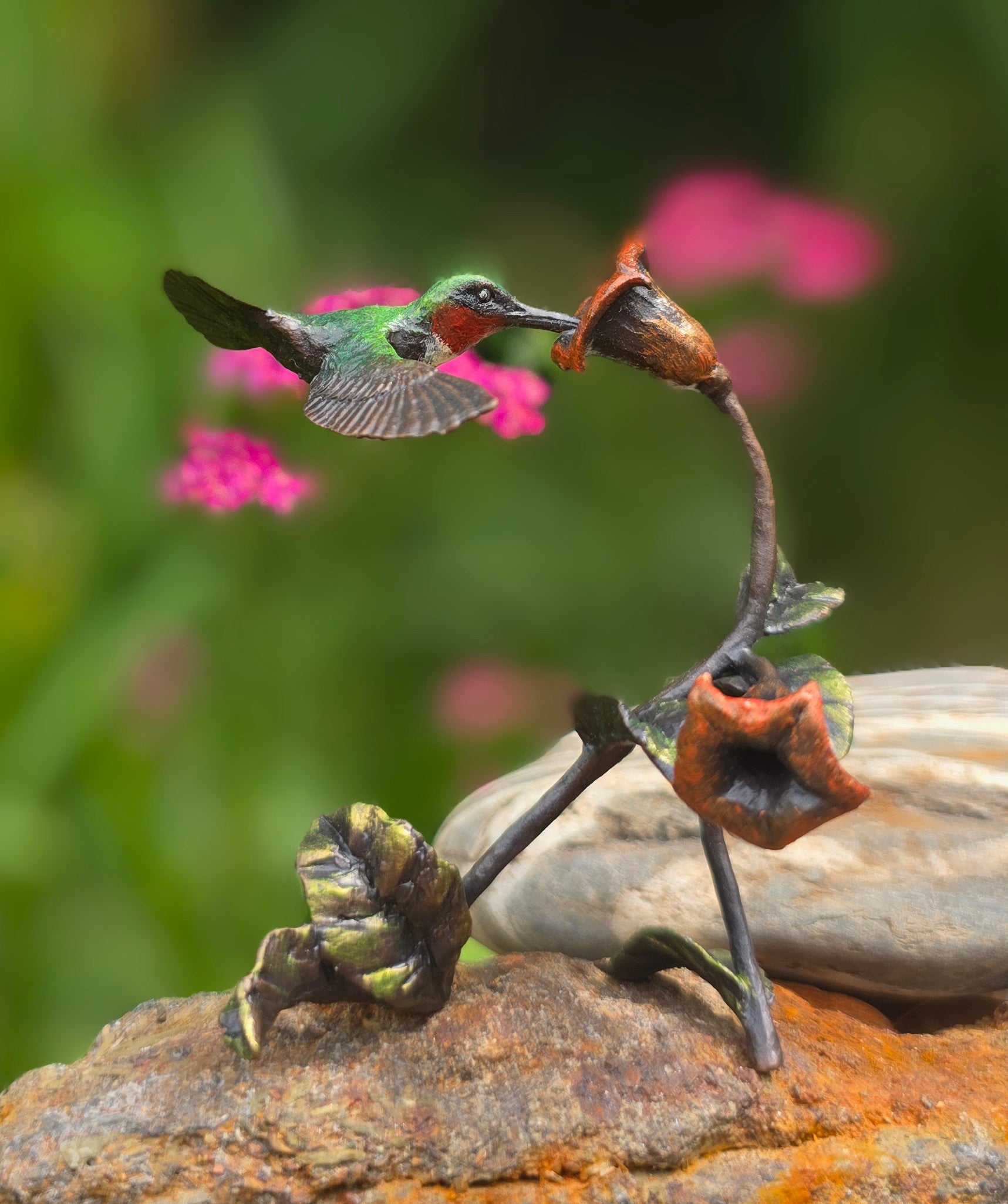 Artist's Originals - Hand Painted Hummingbird