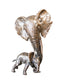 elephant mother and baby bronze sculpture limited edition keith sherwin