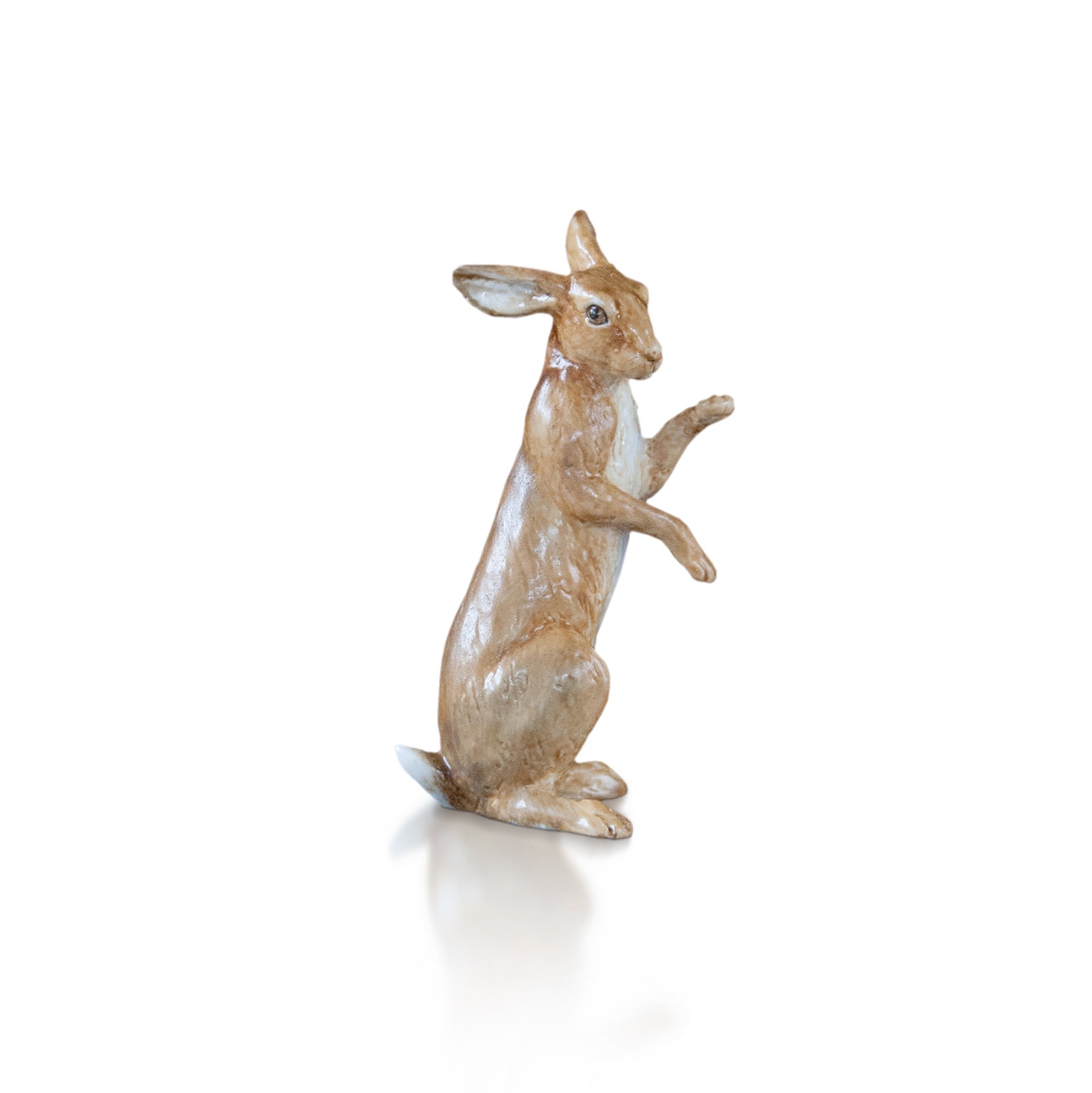 brown hare standing bone china gift