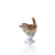 hand painted bone china wren gift figurine